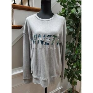 Jack & Jones Original Women's Gray Cotton Long Sleeve Crew Neck Shirt